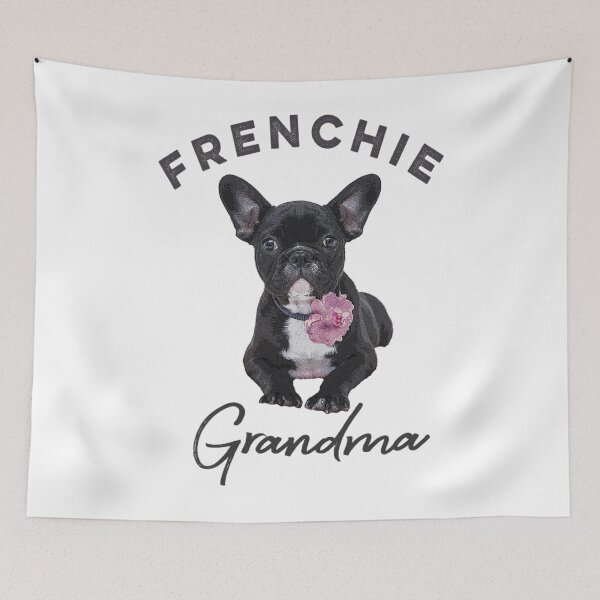 Item preview, French Bulldog Flower 	 for Frenchie Gran	 designed and sold by luduinntznity.