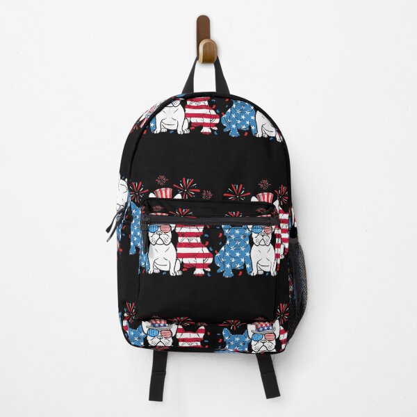 Item preview, French Bulldog American Flag Fireworks 4th Of July Dog Lover 		 designed and sold by nugspavena.