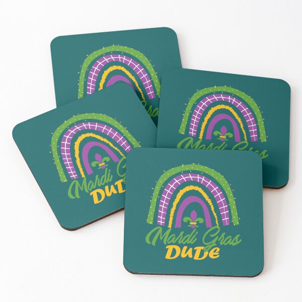 Item preview, Funny Raibow Mardi Gras Quotes Mardi Gras Dude - For Mardi Gras Lovers designed and sold by littlelucindas.