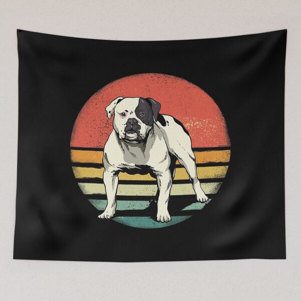 Item preview, Retro American Bulldog Pet Dog Lover English Bulldog Mom Dad 		 designed and sold by eimontbamlaks.