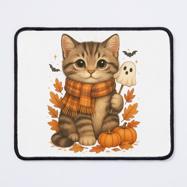 Item preview, Zombie Cat Creepy Halloween Design designed and sold by BROWNEESHOUSE.