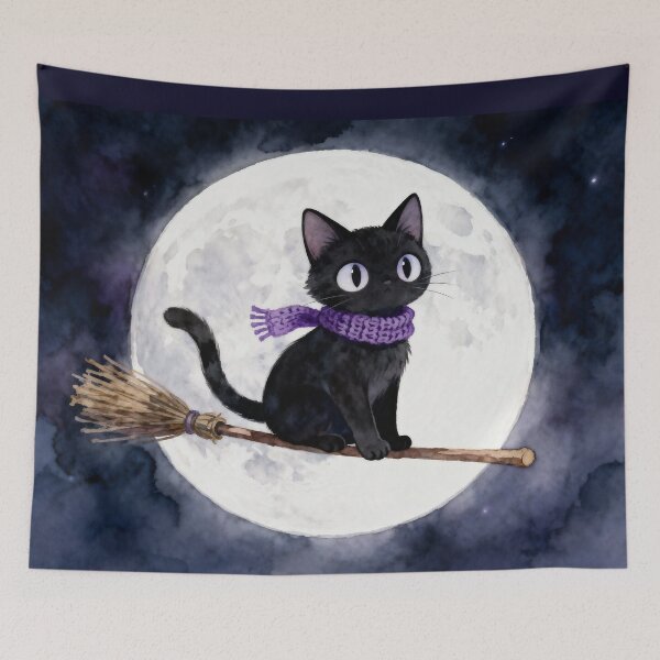 Item preview, Moonlit Rider designed and sold by HattieAndHazel.