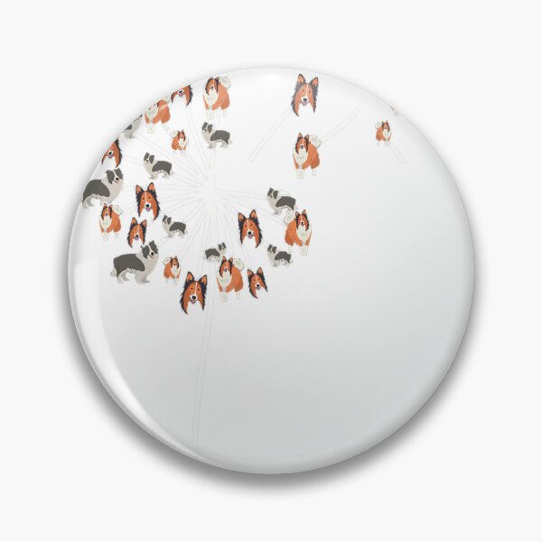 Item preview, Dandelion Flying Rough Collie Flower For Dog Lover Herbalist 		 designed and sold by joziqnica7.