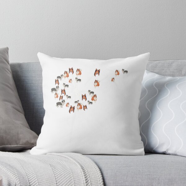 Item preview, Dandelion Flying Rough Collie Flower For Dog Lover Herbalist 		 designed and sold by joziqnica7.