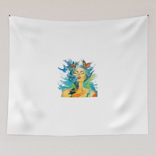 Item preview, Portrait abstract  designed and sold by painterleili.