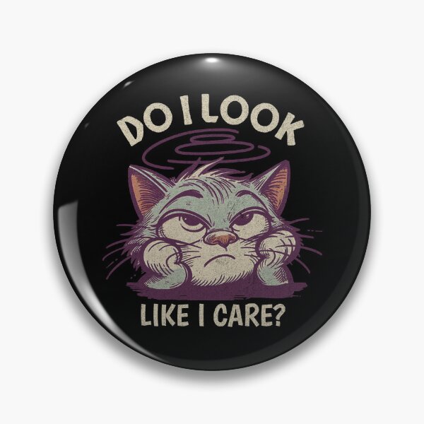 Item preview, Do I Look Like I Care Grumpy Cat designed and sold by dudelinart.