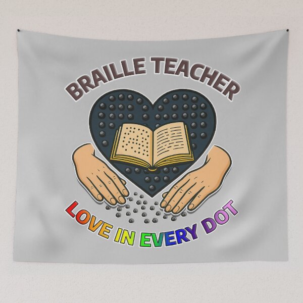 Item preview, Braille Teacher – Love in Every Dot Graphic designed and sold by Eyepatch-Jacks.