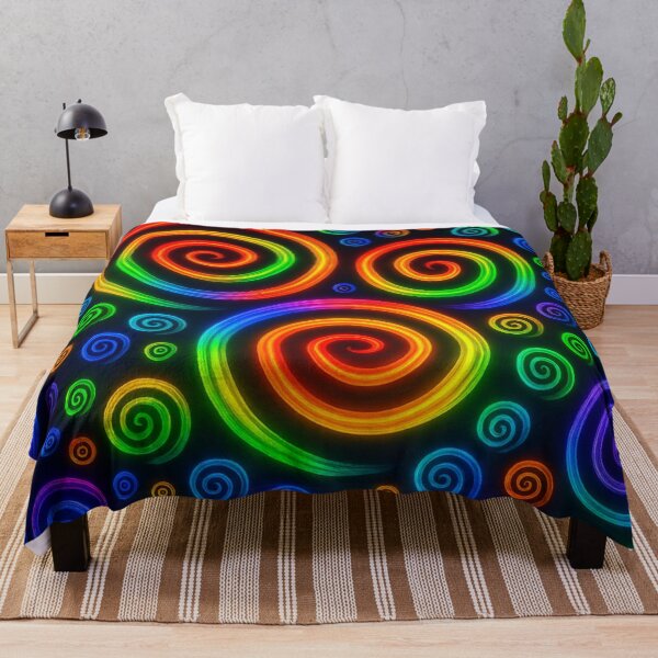 Item preview, Glowing spirals dance rhythmically designed and sold by Sigtrix.