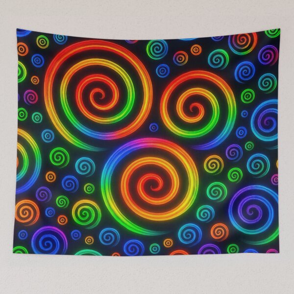 Item preview, Glowing spirals dance rhythmically designed and sold by Sigtrix.