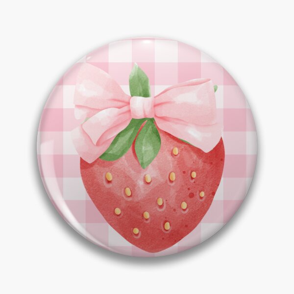 Item preview, Gingham ans Strawbs designed and sold by The Birdie Bloom Club.