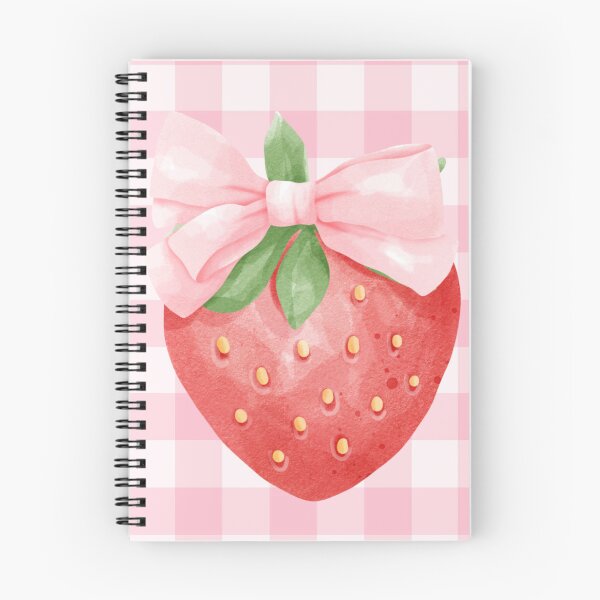 Item preview, Gingham ans Strawbs designed and sold by The Birdie Bloom Club.