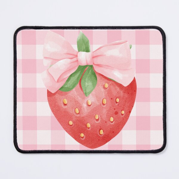 Item preview, Gingham ans Strawbs designed and sold by The Birdie Bloom Club.
