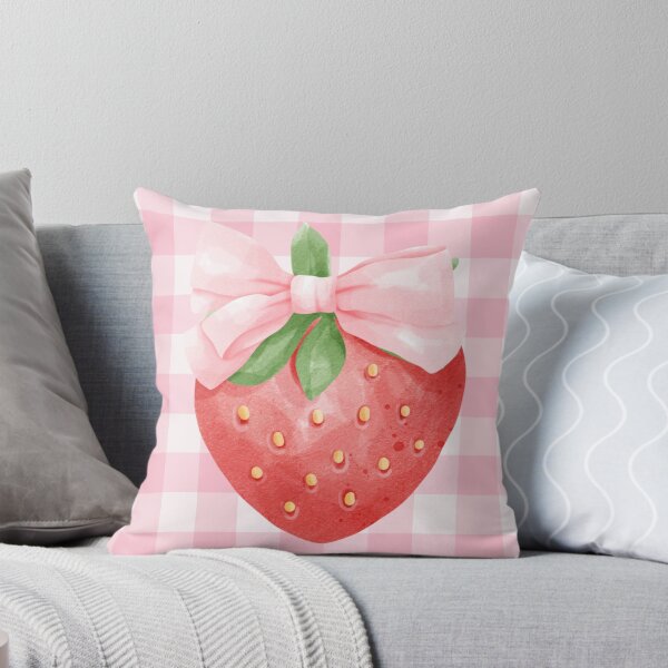 Item preview, Gingham ans Strawbs designed and sold by The Birdie Bloom Club.