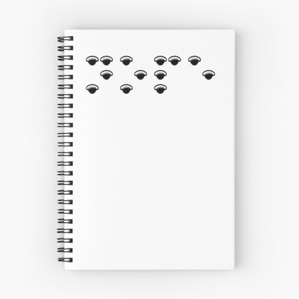 Item preview, Nope in Eyepatch Braille - Minimalist Graphic designed and sold by Eyepatch-Jacks.