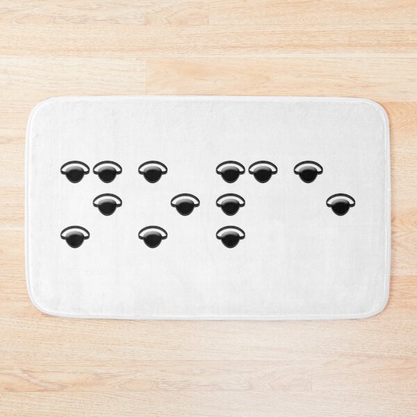 Item preview, Nope in Eyepatch Braille - Minimalist Graphic designed and sold by Eyepatch-Jacks.