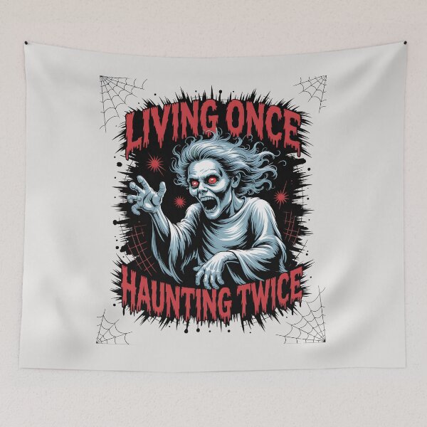 Item preview, Living once haunting twice designed and sold by SignumShop.
