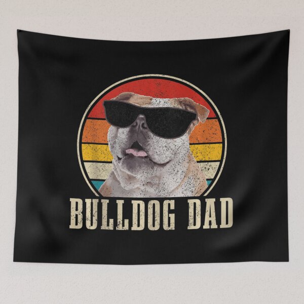 Item preview, 	s Bulldog Dad Funny Vintage Sunglasses Dog English Bulldog 		 designed and sold by dhtsouque4.