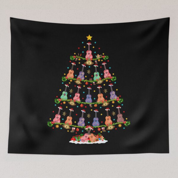 Item preview, Ukulele Guitar Xmas Lighting Santa Ukulele Christmas Tree 	 		 designed and sold by parbhamulhema.