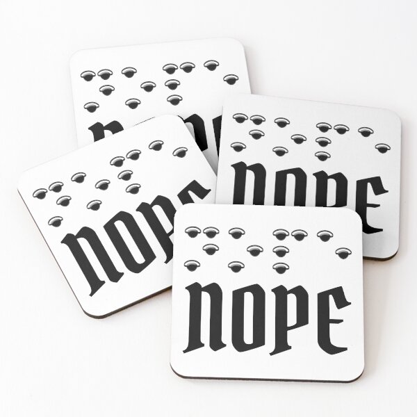 Item preview, Nope in Eyepatch Braille - Minimalist Translated Graphic designed and sold by Eyepatch-Jacks.