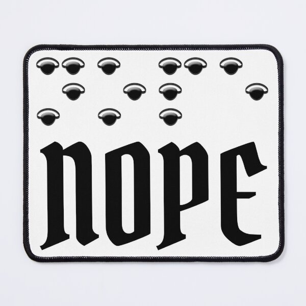 Item preview, Nope in Eyepatch Braille - Minimalist Translated Graphic designed and sold by Eyepatch-Jacks.