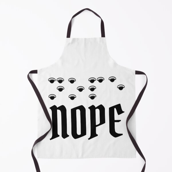 Item preview, Nope in Eyepatch Braille - Minimalist Translated Graphic designed and sold by Eyepatch-Jacks.