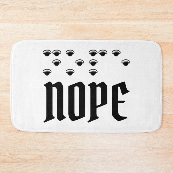 Item preview, Nope in Eyepatch Braille - Minimalist Translated Graphic designed and sold by Eyepatch-Jacks.