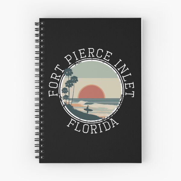 Item preview, Fort Pierce Inlet - Florida (with White Lettering) designed and sold by VelvetRoom.