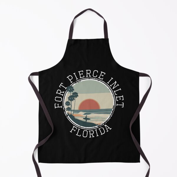 Item preview, Fort Pierce Inlet - Florida (with White Lettering) designed and sold by VelvetRoom.