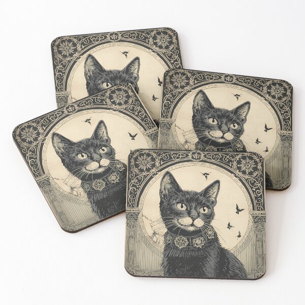 Item preview, Cute Gothic Cat designed and sold by Rammstela.