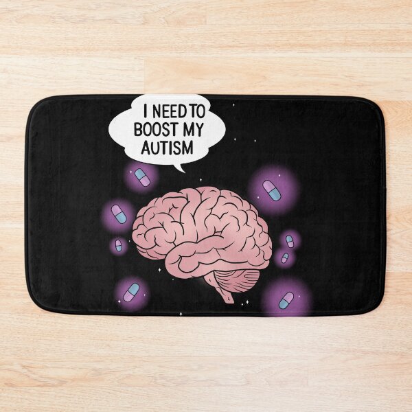 Item preview, Brain 'I NEED TO BOOST MY AUTISM' – Funny Tylenol meme  designed and sold by Meowmeowdesign.