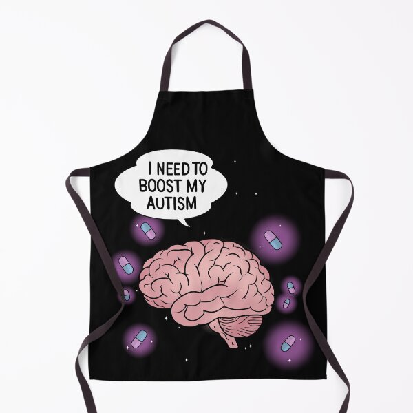 Item preview, Brain 'I NEED TO BOOST MY AUTISM' – Funny Tylenol meme  designed and sold by Meowmeowdesign.