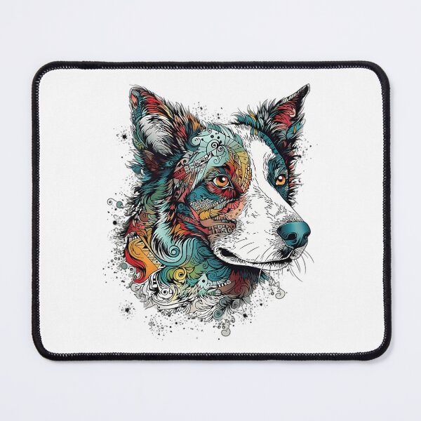 Item preview, Border Collie Dreams' Surreal Digital Art designed and sold by zatlacadring.