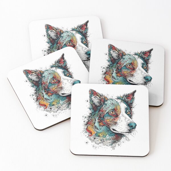 Item preview, Border Collie Dreams' Surreal Digital Art 		 designed and sold by zatlacadring.