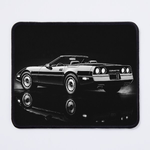 Item preview, 1987 Chevrolet Corvette Convertible Art – Classic C4 Sports Car Illustration designed and sold by Stinky Lincy's Apparel Company.