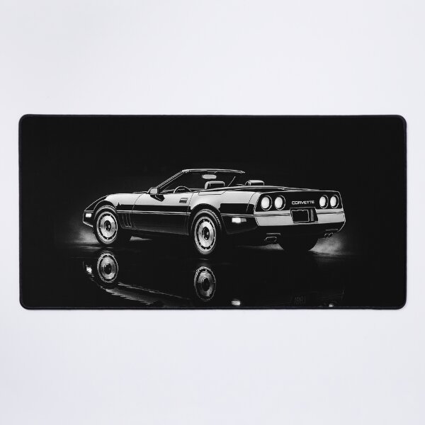 Item preview, 1987 Chevrolet Corvette Convertible Art – Classic C4 Sports Car Illustration designed and sold by Stinky Lincy's Apparel Company.