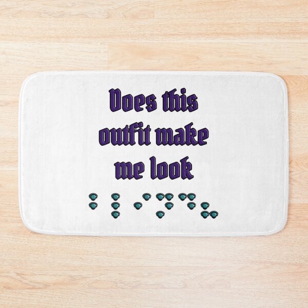 Item preview, Does This Outfit Make Me Look Blind? – Funny Eyepatch Braille Graphic designed and sold by Eyepatch-Jacks.