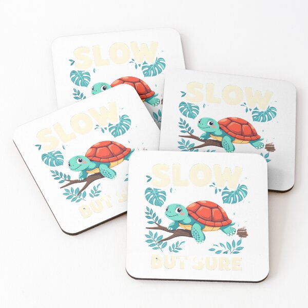 Item preview, Slow But Sure – Chill Turtle Vibes designed and sold by ArtistryNetix.