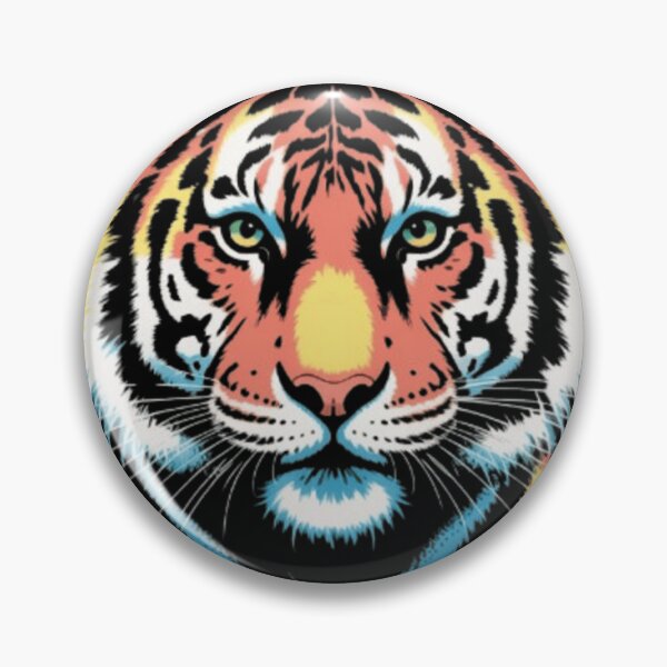 Item preview, Psychedelic Rainbow Tiger – Vibrant Animal Art designed and sold by vvcreativedesigns.