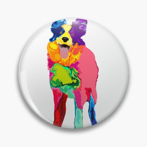 Item preview, Dog Lover 	 Border Collie For 	s Colorful Collie 	 		 designed and sold by joziqnica7.