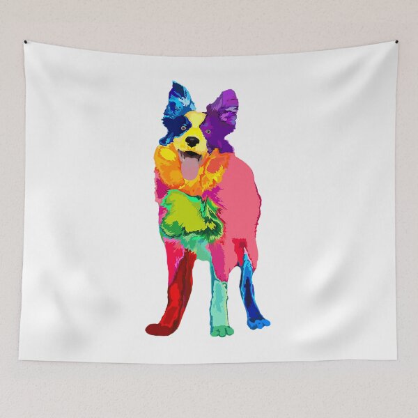 Item preview, Dog Lover 	 Border Collie For 	s Colorful Collie 	 		 designed and sold by joziqnica7.