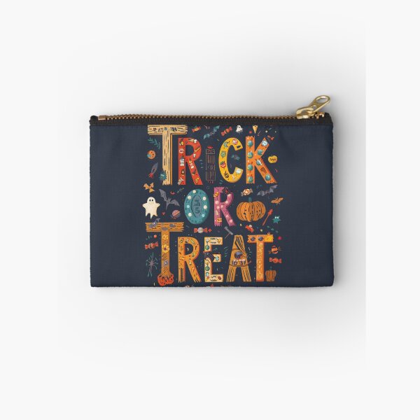 Item preview, Colorful Trick or Treat Halloween Doodle with Ghosts, Pumpkins and Candy designed and sold by Purrfect Blend .