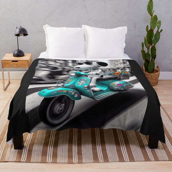Item preview, "Snoopin’ Around Town: Pup, Wheels & Petals!" designed and sold by Print Fiction.