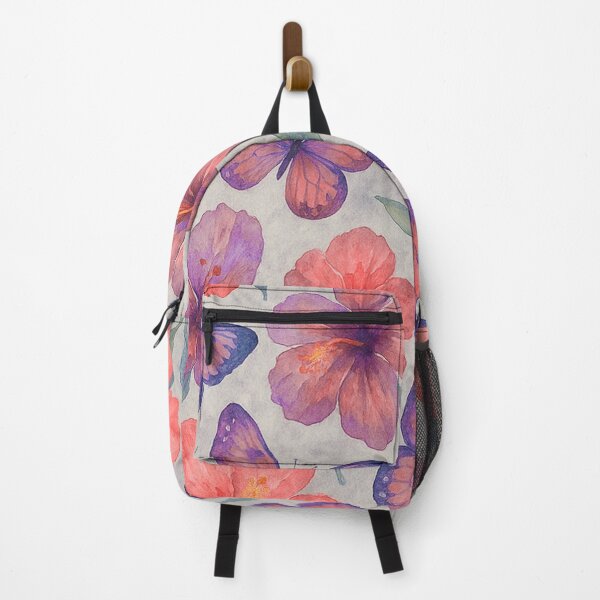 Item preview, Hibiscus and Butterfly Seamless Pattern designed and sold by SassyArtistry.
