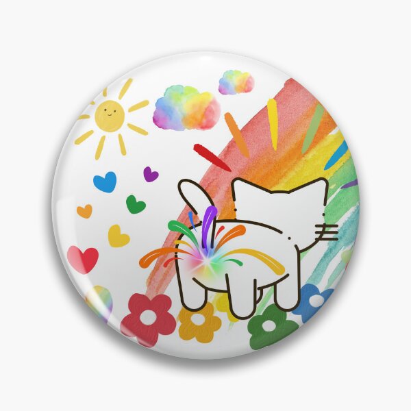 Item preview, Funny Rainbow Cat designed and sold by narco075.