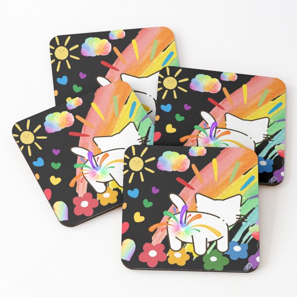 Item preview, Funny Rainbow Cat designed and sold by narco075.