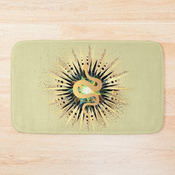 Item preview, Golden Snake - Geometry of Wisdom, Transformation & Renewal designed and sold by LulitasDreams.