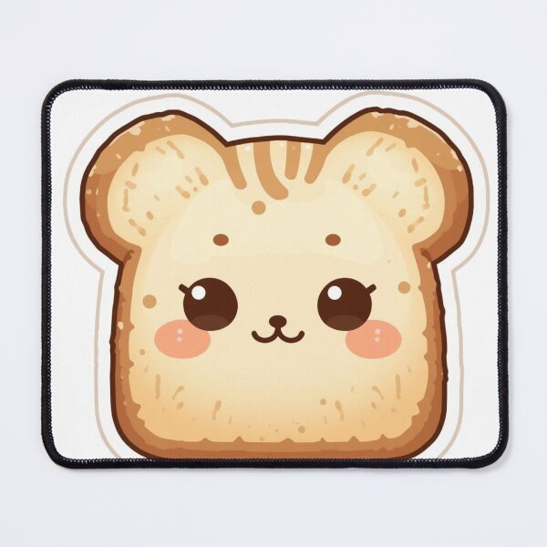 Item preview, Kawaii Bread Cat Sticker | Cute Toast Bear Chibi Food Design designed and sold by loccotown168.