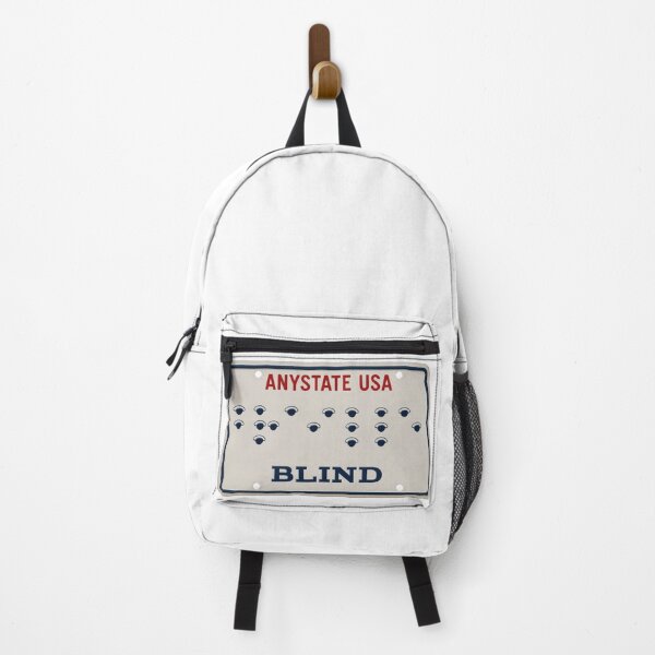 Item preview, Eyepatch Braille License Plate - Blind Driver Graphic designed and sold by Eyepatch-Jacks.
