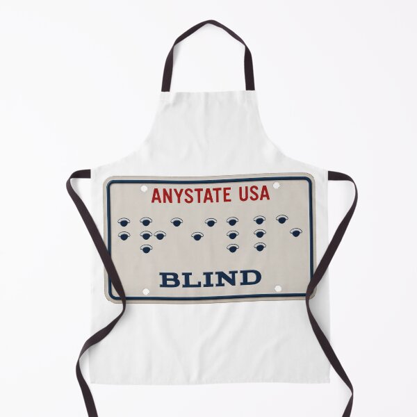 Item preview, Eyepatch Braille License Plate - Blind Driver Graphic designed and sold by Eyepatch-Jacks.