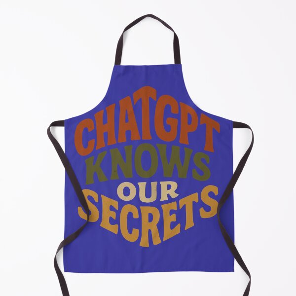 Item preview, ChatGPT Knows Our Secrets | Funny Couples AI Therapy Sticker designed and sold by Minimum-Rage.